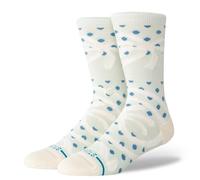 Stance Chaussettes Crew Socks - Collection DWade, Palm Twist - Blanc, L