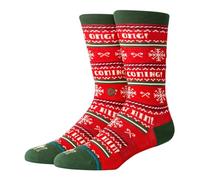 Stance Chaussettes de Noël avec motif « I Know Him » - Motif elfe, Rouge, M