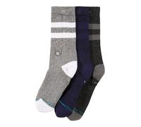 Stance Chaussettes de sport 'The Joven' bleu foncé / gris / gris foncé / blanc, Taille 35-37