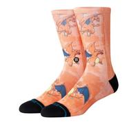 STANCE Chaussettes Dracaufeu Crew Socks Pokemon Orange à motifs