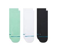 Stance - Chaussettes légères - Run Light Quarter 3 Pack Mint en Nylon - Taille 38-42 - Vert Vert 38-42