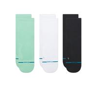 Stance - Chaussettes légères - Run Light Quarter 3 Pack Mint en Nylon - Taille 43-46 - Vert Vert 43-46