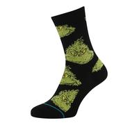 Stance Chaussettes 'Mean One' jaune / vert fluo / noir, Taille 41-43