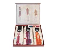Stance Chaussettes 'SABER CREW BOX SET' beige / baie / orange foncé / rouge carmin, Taille 44-45