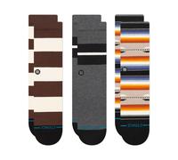 Stance Chaussettes 'Were Young' beige / marron / gris foncé / orange, Taille 38-40,5