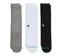 Stance Crew Icon Lot de 3 paires de chaussettes, multicolore, X-Large