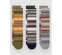 Stance Curren 3 Pack Chaussettes à motifs L