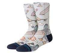 Stance Feeling Pickled Crew, crème, Large