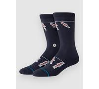 Stance Gone Fishin Crew Socks à motifs M