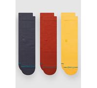 Stance Icon 3 Pack Chaussettes bleu L
