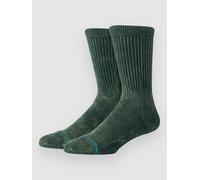 Stance Icon Dyed Crew Socks vert L
