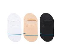 Stance Icon No Show Lot de 3 paires de chaussettes, bleu marine foncé, Medium