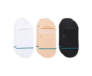 Stance Icon No Show Lot de 3 paires de chaussettes, bleu marine foncé, Medium