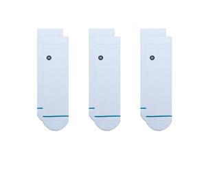 Stance - Icon Quarter 3 Pack - Chaussettes multifonctions - EU 35-37 - white