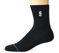 Stance Logoman St Qtr Chaussettes pour homme, Noir, Taille M (38-42)