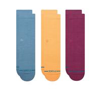 Stance Chaussettes de sport bleu / jaune / violet rouge, Taille 38-41