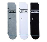 Stance Lot de 3 paires de chaussettes basiques, multicolore, Large