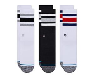 Stance Lot de 3 paires de chaussettes Crew The Boyd Infiknit, multicolore, L