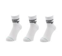 Stance Lot de 3 quarts de base, blanc, Large