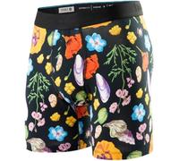 Stance Lucias Boxer en coton à motif floral Noir, Multicolore, L