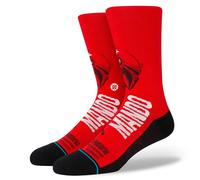 Stance Mando Ouest Chaussettes Crew - Rouge