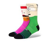 Stance Mr Garrison Chaussettes Crew Vert South Park, Vert, L