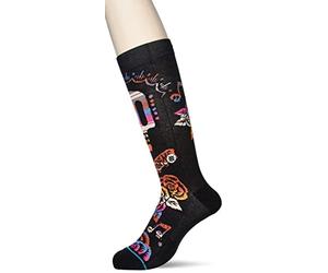 Stance Remember Me Crew Socks (Black, LG (Men's Shoe 9-13))