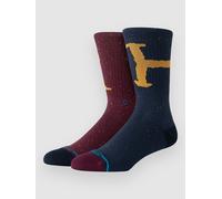 Stance Ron And Harry Crew Socks à motifs L
