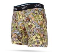 Stance Snackin Scoobs Scooby Doo Caleçon boxer Jaune moutarde Poly Blend Floral, moutarde, L