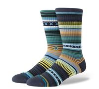 Stance Socks Classique Crew Socks Athletic Nervuré Avec Terry Boucle Arc Soutien Renforcé Talon et Transparente Fermeture Toe