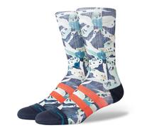 Stance Unisexe Tubeular Crew Bleu sarcelle Taille L, bleu sarcelle, Large