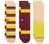 Stance - Upstate Crew 3 Pack - Chaussettes multifonctions - Unisex L | EU 43-47 - green