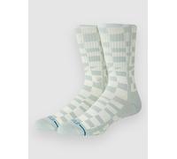 Stance Wave Check Crew Socks à motifs L