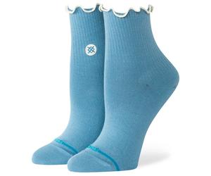 Stance - Women's Pop Ruffle Icon Quarter - Chaussettes multifonctions - EU 38-42 - blue