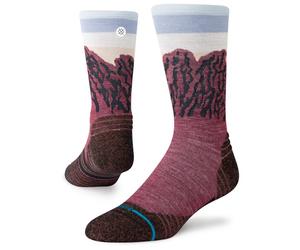 Stance - Women's The Ridge Light Wool Crew - Chaussettes multifonctions - EU 35-37 - wine