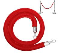 Stanchion Rope Crowd Control Ligne D'attente, Barrière Corde 1,5 M Ligne D'avertissement Contrôle Sûr pour L'exposition De L'hôtel
