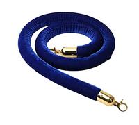 Stanchion Rope Crowd Control Rope Safety Queue Barrier Velvet Rope Red Blue, Thick 1.6 Inch Stanchion Rope for VIP Post Movie Theaters Hotels Grand Openings Crowd Control, Stylish Rope Barrier ( Color