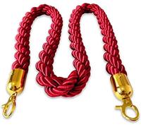 Stanchion Rope Twisted Barrier Duty Nylon Post Ropes with Hooks