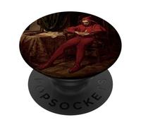 Stancyk Sad Court Jester Polish Assis Red Fool Fine Art PopSockets PopGrip Adhésif