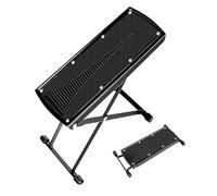 Stand à pied pour pédicure - repose-pieds réglables portables, plate-forme noire robuste pour la relaxation | Tabouret pliant robuste pour laver les jambes, appliquer la lotion, couper les ongles, rou