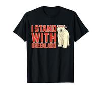 Stand avec 51st State Groenland Not for Sale America Go Away T-Shirt