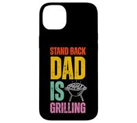 Stand Back Dad Is Grilling Funny BBQ Father's Day Coque pour iPhone 14 Plus