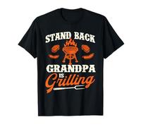 Stand Back Grandpa Fait des grillades - Grandfather BBQ Papa T-Shirt
