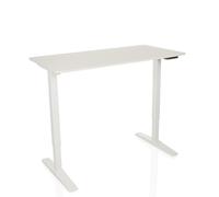 Bureau STAND BASIC 120 x 60 réglable en hauteur électriquement blanc hjh OFFICE Blanc G