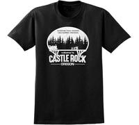 Stand by Me Inspi T Shirt Castle Rock Retro Film Movie Tee 80S Adventure Black Hemden(Large)