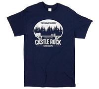Stand by Me T-Shirt Castle Rock Retro Film Movie Tee 80S Adventure Navy L