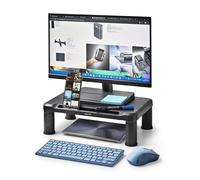 NGS Technology Stand d’écran – Pied ergonomique 3 hauteurs, pieds antidérapants, 20 kg ABS