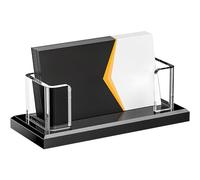 Stand d'affichage de la carte de visite en rotation - Organisateur de cartes à 360 ° avec emplacements à plusieurs niveaux | Porte-carte de comptoir effacer pour les salons commerciaux, les lobbies et