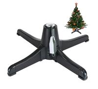 Stand d'arbre de Noël en Rotation électrique, Support d'arbre de Noël en Rotation jusqu'à 7,5 Pieds de Haut et 80 LB, Porte-Arbre Artificiel réglable pour Les Grands Arbres de Vacances intérieurs
