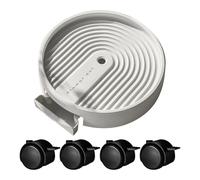 Stand de avec roues - Caddy roulant, base de rouleaux robuste | Meubles Transport des coulisses pour extérieur intérieur, grand support en pot, Patio Garden Flower Pot Home, porche, Balcon Util